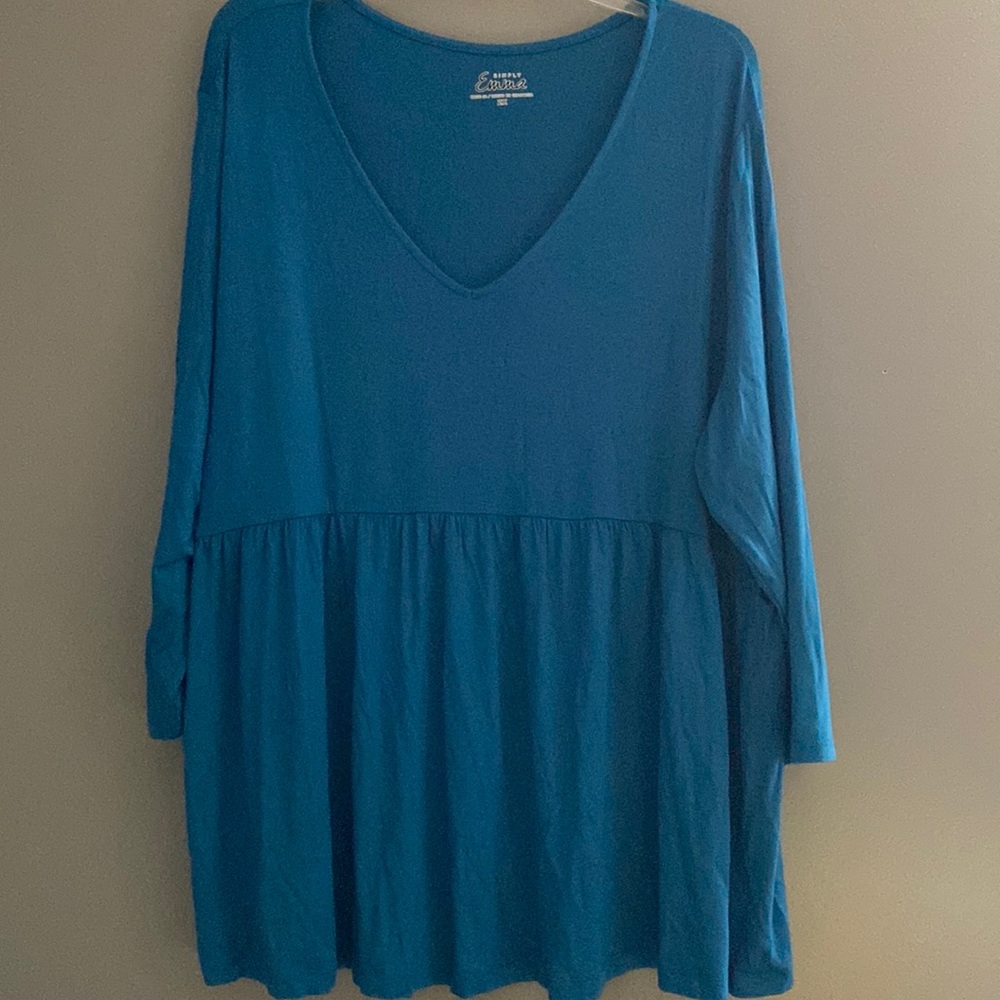3/4 sleeve babydoll tee